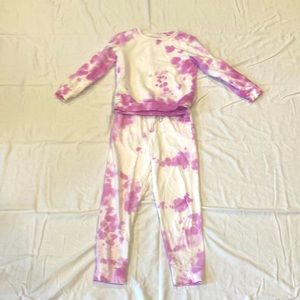 Custom tie-dye sweatsuit